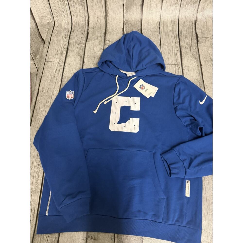 NWT Men's Nike Indianapolis Colts Sideline Standard Issue Initial Home Hoodie XL